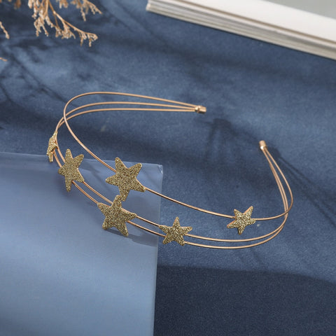 Metal Gold Silver Headband