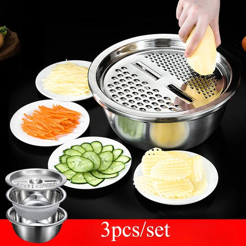 3 in 1 Stainless Steel Kitchen Accessories Tool