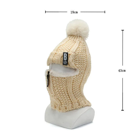 Wool Knitted Winter Hat