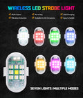 2PCS Wireless LED Light