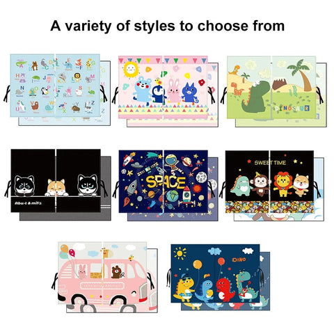 Cartoon Car Sun Shade Curtain