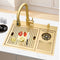 Hidden Gold Kitchen Sink