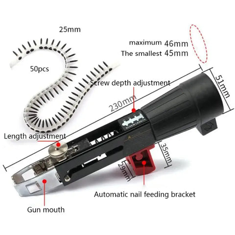 Electric Drill Chain Nail Gun
