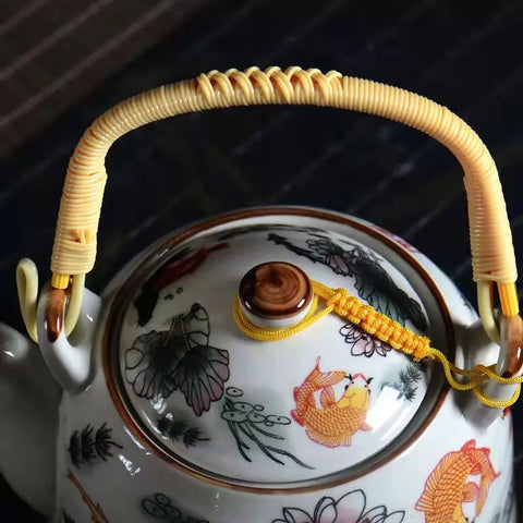 Rising Sun Brewmaster: Large Capacity Teapot Set