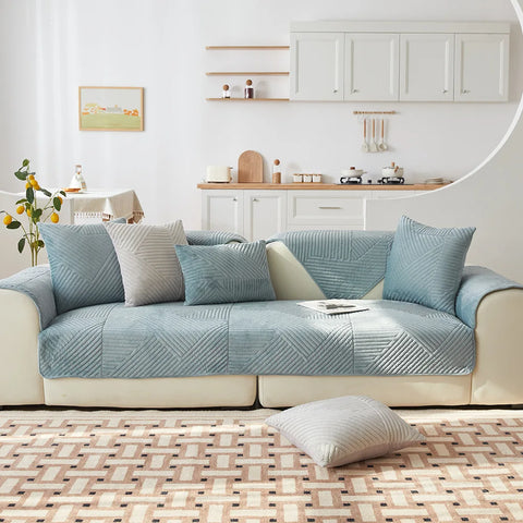 CrystalLuxe Non-Slip Couch Cover