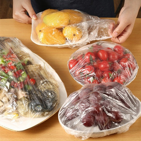 100PCS Food-grade Reusable Food Covers