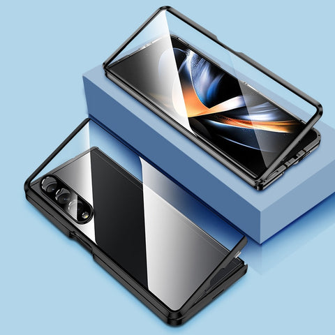 Alloy Metal Frame Full Cover Phone Protector For Samsung Galaxy Z Fold