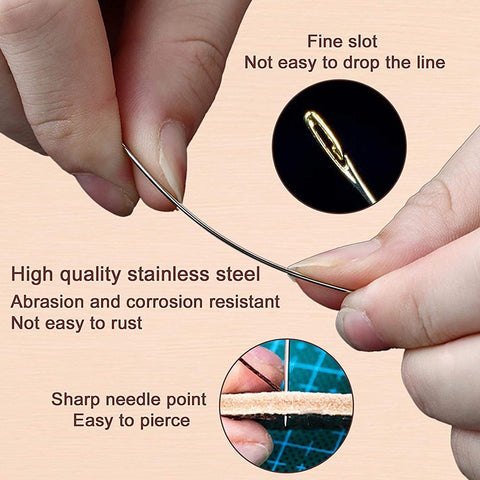 12/36PCS Easy-Threading Sewing Needles