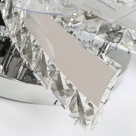 Luxora Beam Luxury Crystal Ceiling Fan