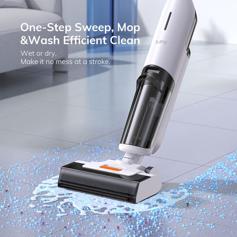 Cordless Wet Dry Self-Cleaning Smart Vacuum Mop Cleaner