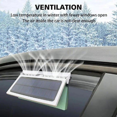 Solar Powered Car Window Fan