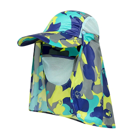 Summer UV Protection Mask Hat