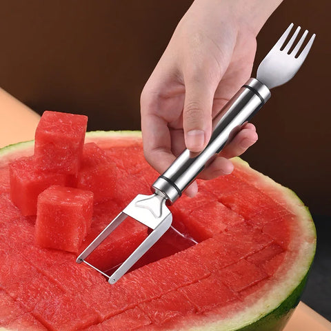 Stainless Steel Watermelon Cutter Fork