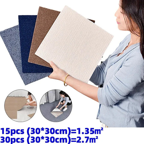 Self Adhesive Carpet Floor Tiles Sticker