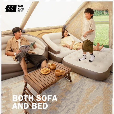 2-In-1 Inflatable Mattress Sofa