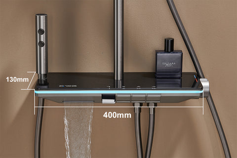 LED Digital Rainfall Shower