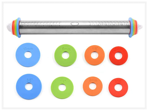 Stainless Steel Adjustable Rolling Pin