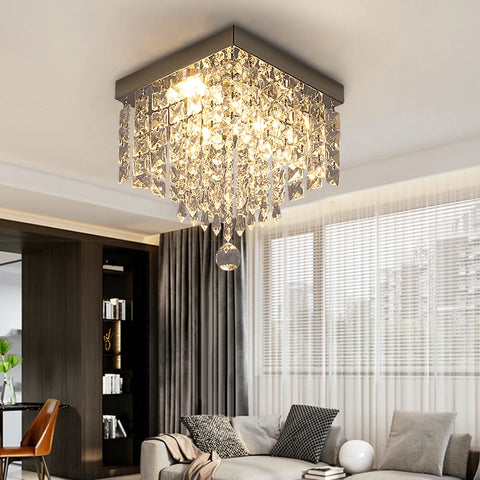 AstraGlow Crystal Chandelier