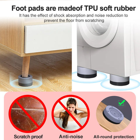 4PCS/8PCS Anti Vibration Washing Machine Pads