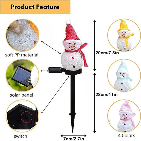 Snowman LED Garden Light