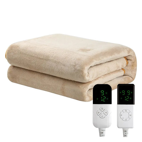 Electric Heating Bed Topper Fleece Blanket