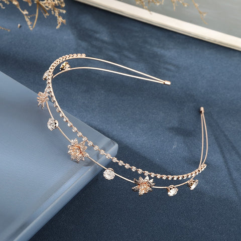 Metal Gold Silver Headband