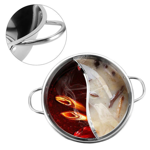 28/30cm Stainless Steel Divided Hot Pot