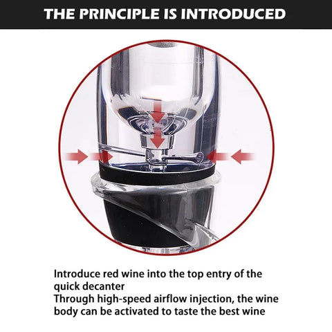Festive Flow: Wine Aerator Decanter Set