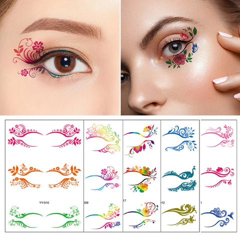 3 Pairs Eye Shadow Tattoo Sticker