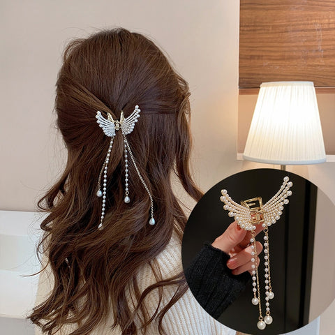 Rhinestone Metal Hair Claw