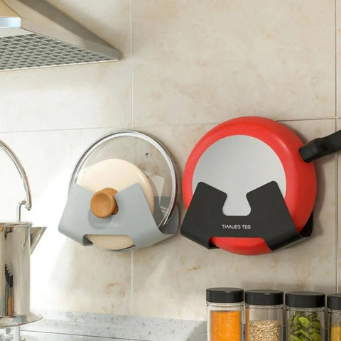 Mounted Pot Lid Holder