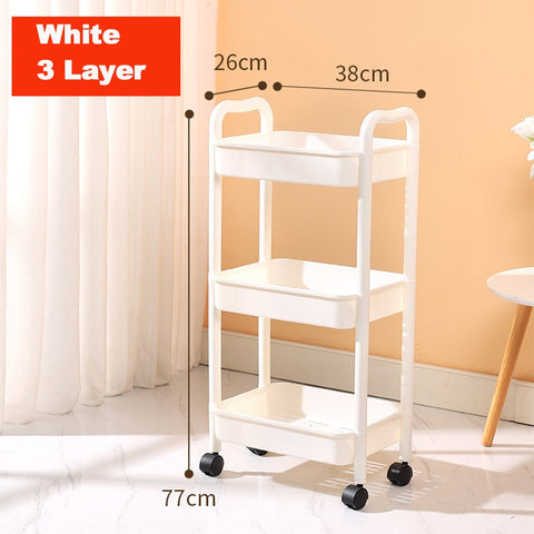 Multi-Layer Storage Trolley Rack
