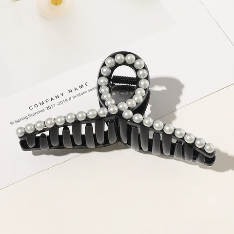 Pearls Hair Claw Clip