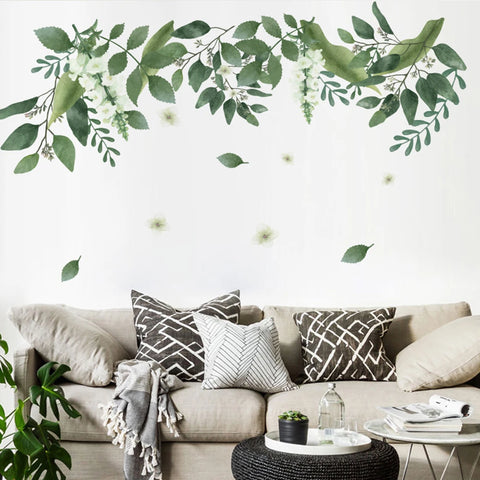 Tropical Green Vine Stickers