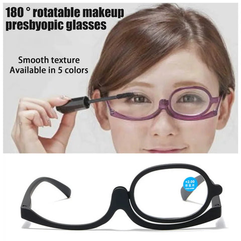 Rotating Makeup Reading Glasses