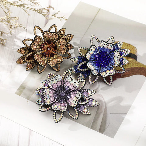 Women Rhinestone Hair Clips