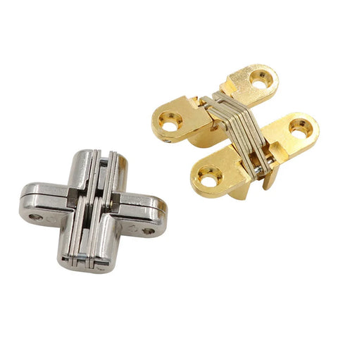 2PCS 12x43MM Invisible Hinges