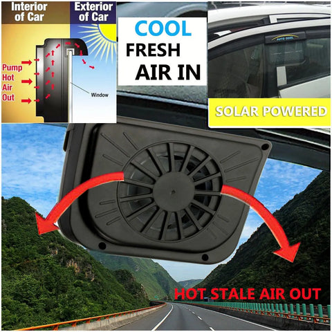 Solar Powered Car Cooler