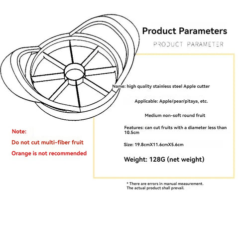 Stainless Steel Fruit Corer