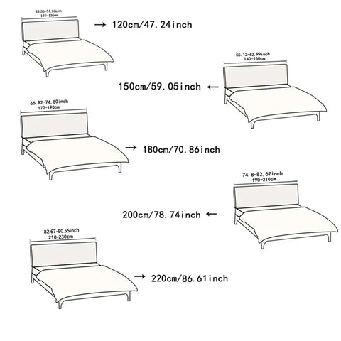 Elastic Bed Head Cover
