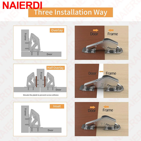4PCS Spring Hinge