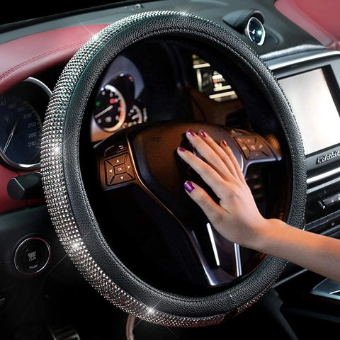 Rhinestones Steering Wheel Cover