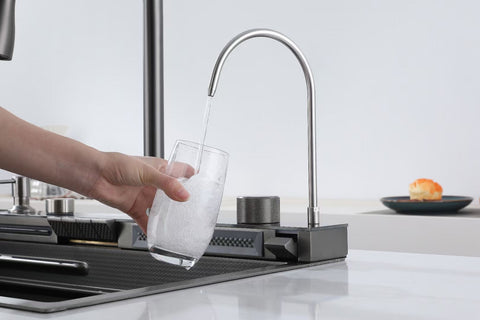 Smart Digital Waterfall Kitchen Sink