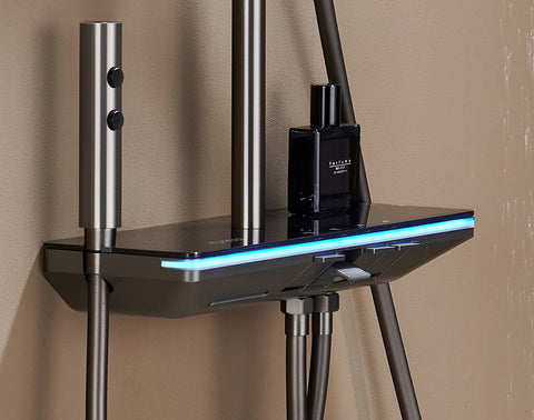 LED Digital Rainfall Shower