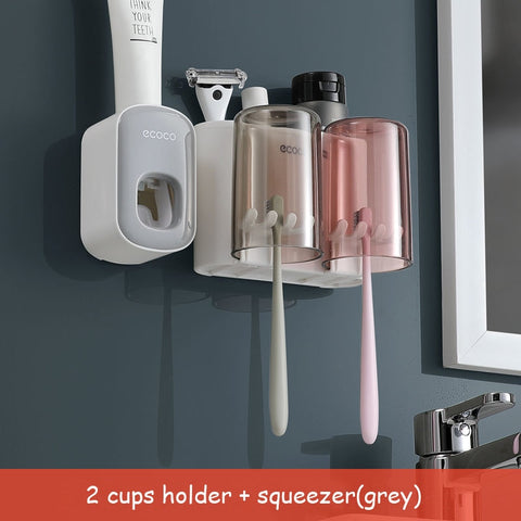 Bathroom Toothbrush Cup Holder