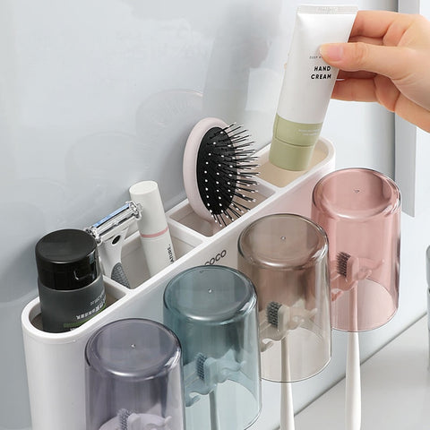 Bathroom Toothbrush Cup Holder