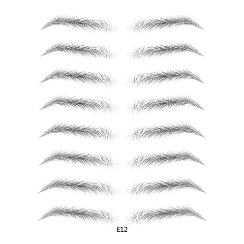 3D Eyebrow Tattoos Stickers