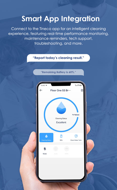 Cordless Smart Dry Wet Self-Cleaning Floor Washer Mop
