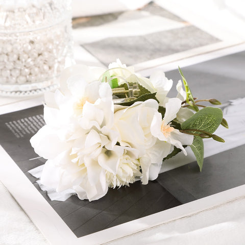 40 Styles Plush Synthetic Fabric Flower Hair Claw