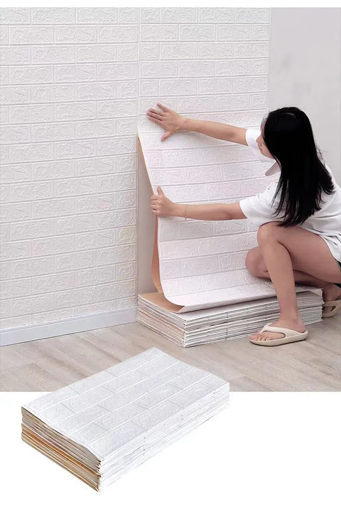 3/5/10m Self-adhesive Foam 3D Wall Paper